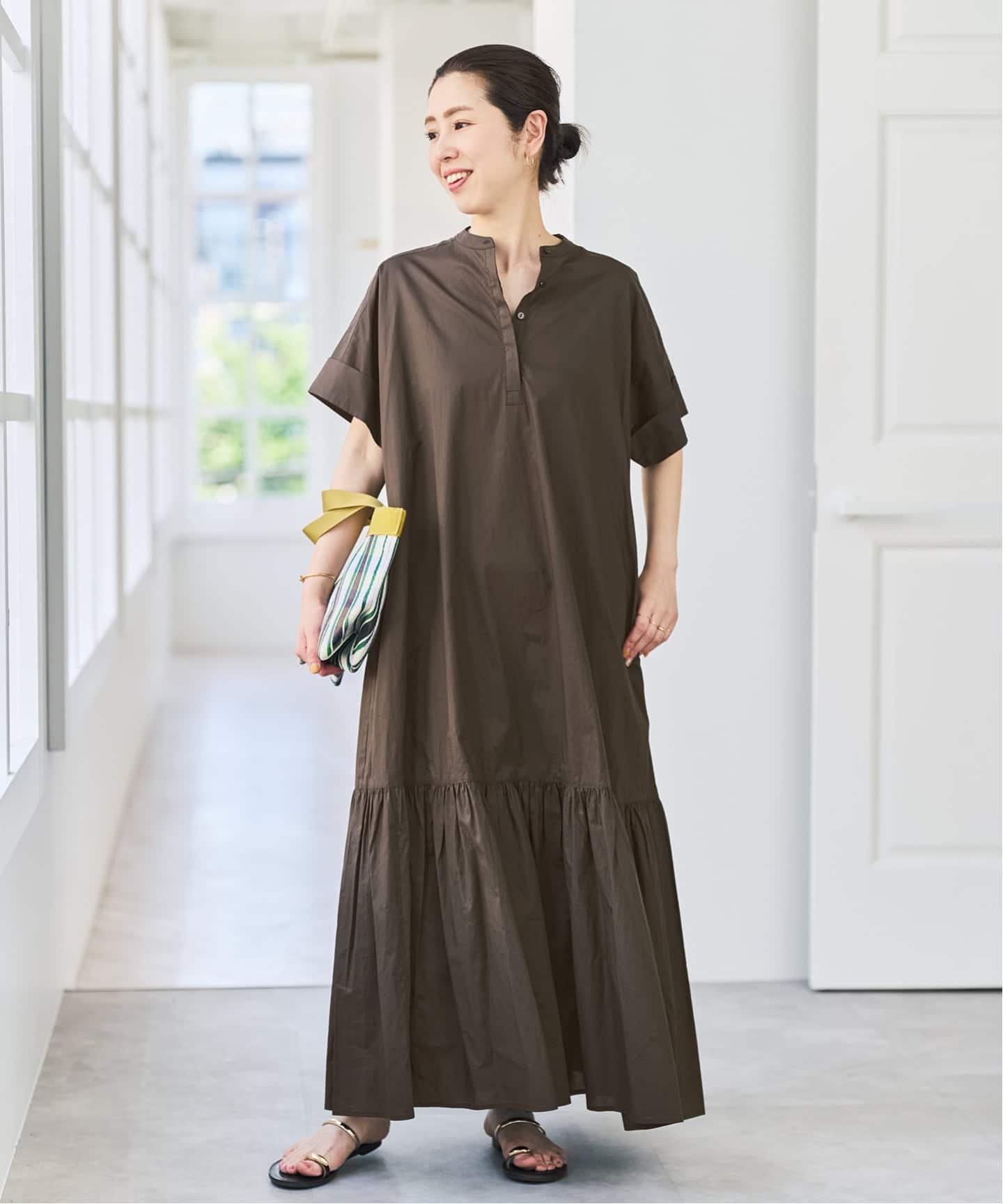未使用ローンティアードマキシワンピース 追加》ローンティアードマキシワンピース（ワンピース）｜Spick & Span