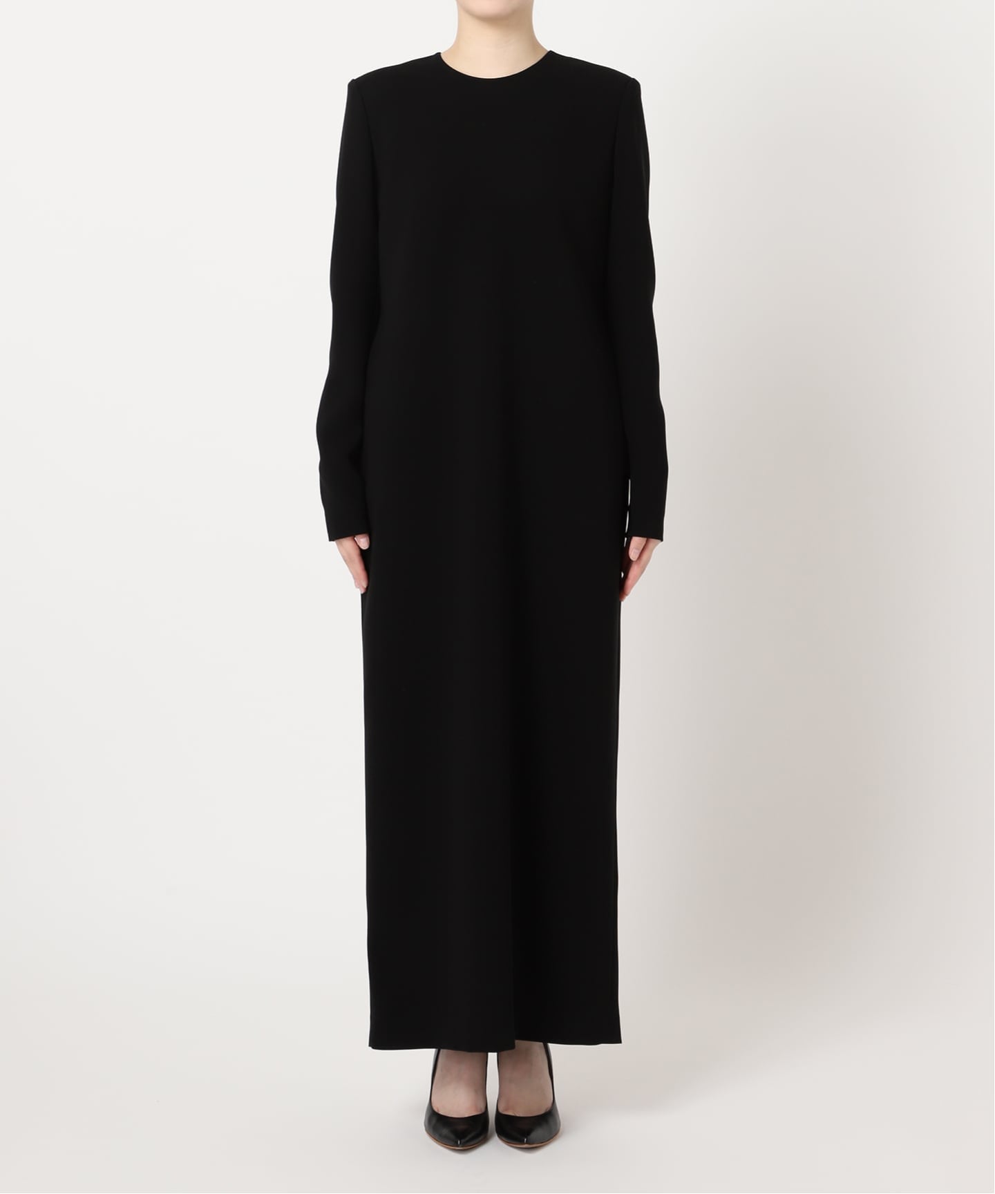 ダブルクロスミニマルロングドレス 追加予約9》ダブルクロスミニマルロングドレス（ワンピース）｜HARDY