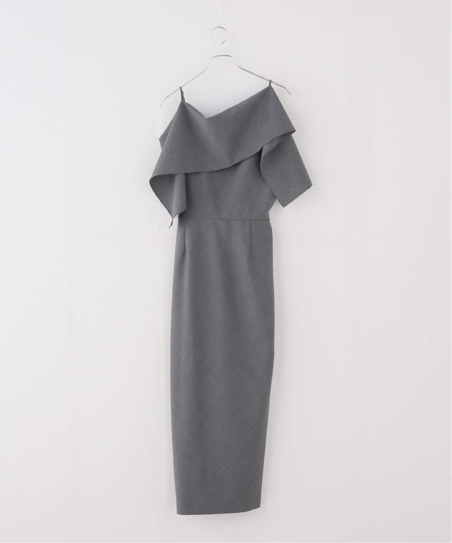 本日限定MM6 グレー ワンピース 一部店舗+WEB限定》MM6 / エムエムシックス Maxi Dress（ワンピース