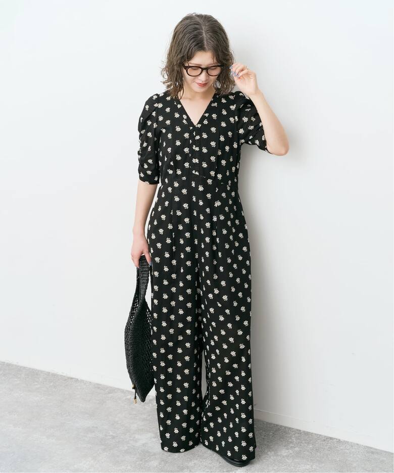 別注》ne Quittez pas / ヌキテパ Cotton Dobby Stripe Flower Print 