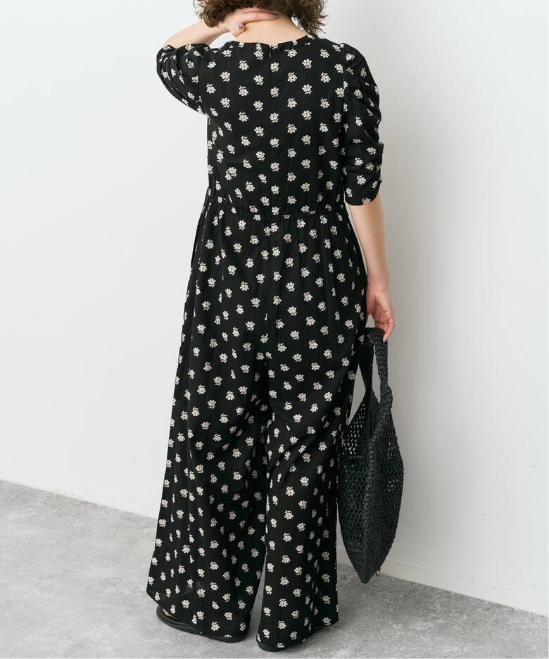 別注》ne Quittez pas / ヌキテパ Cotton Dobby Stripe Flower Print 