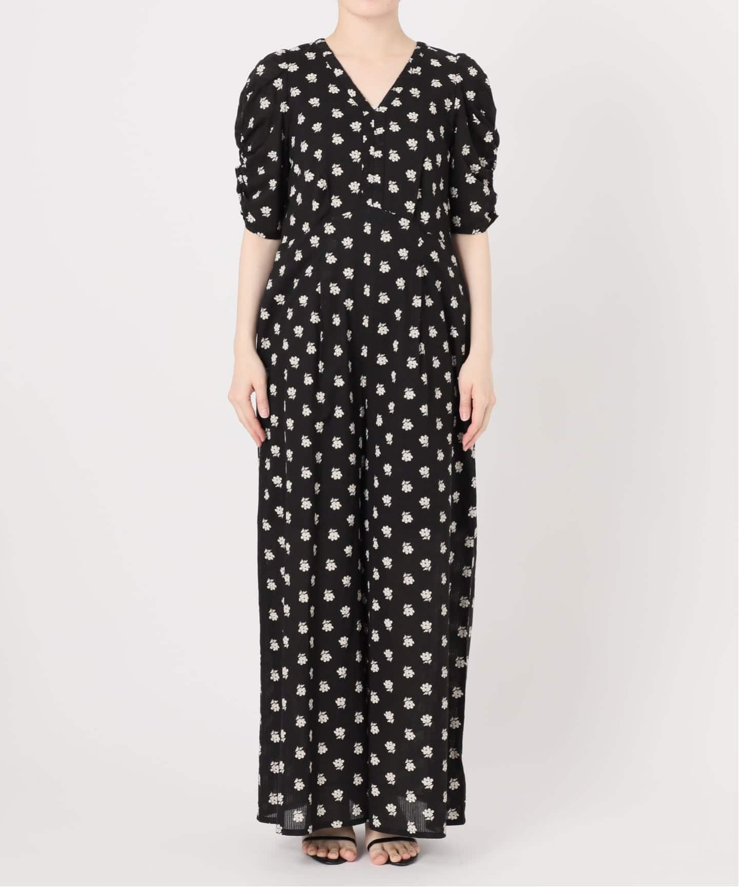 別注 / 予約》ne Quittez pas / ヌキテパ Cotton Dobby Stripe Flower