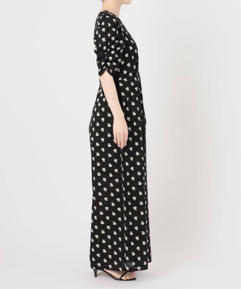 別注》ne Quittez pas / ヌキテパ Cotton Dobby Stripe Flower Print 