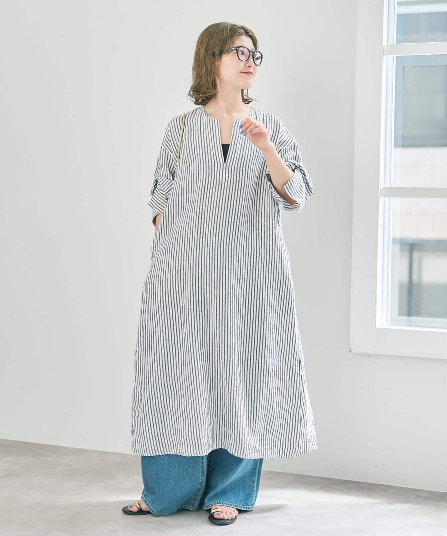 TICCA リネンツイストスリーブワンピース（ワンピース）｜Spick & Span