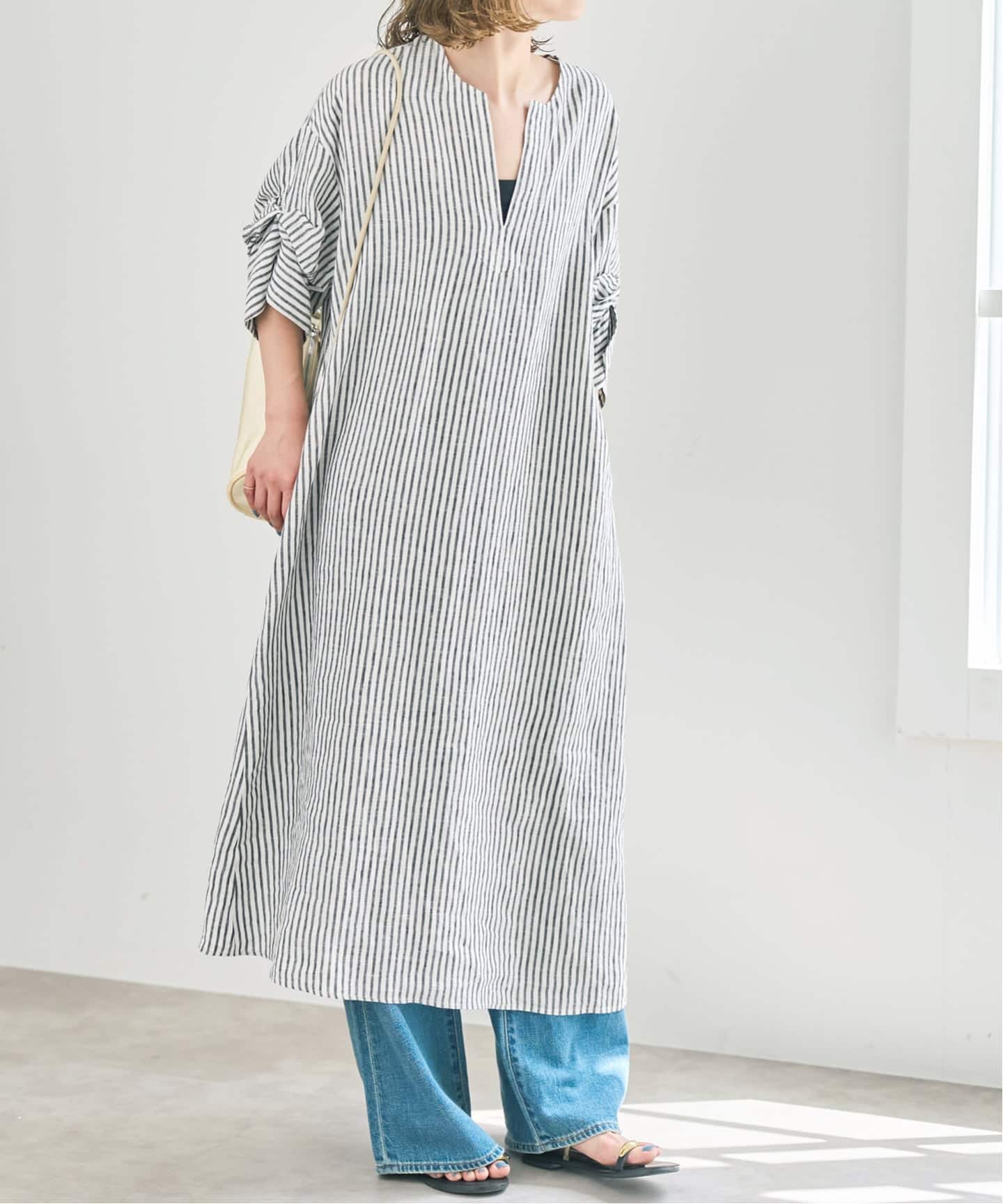 TICCA リネンツイストスリーブワンピース（ワンピース）｜Spick & Span