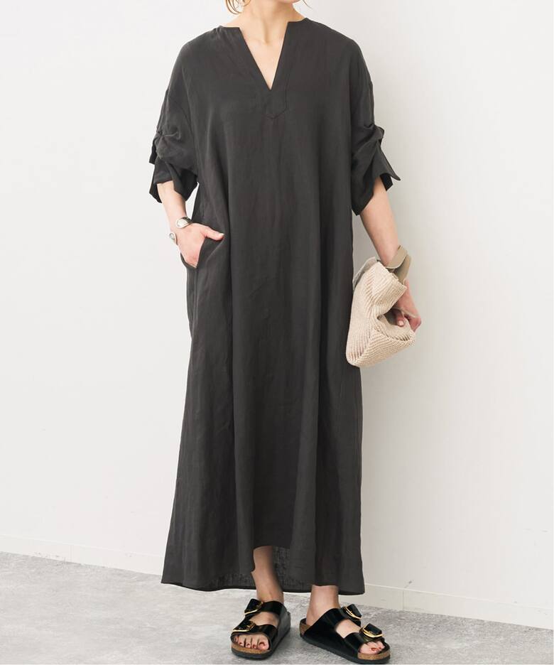 TICCA リネンツイストスリーブワンピース（ワンピース）｜Spick & Span 