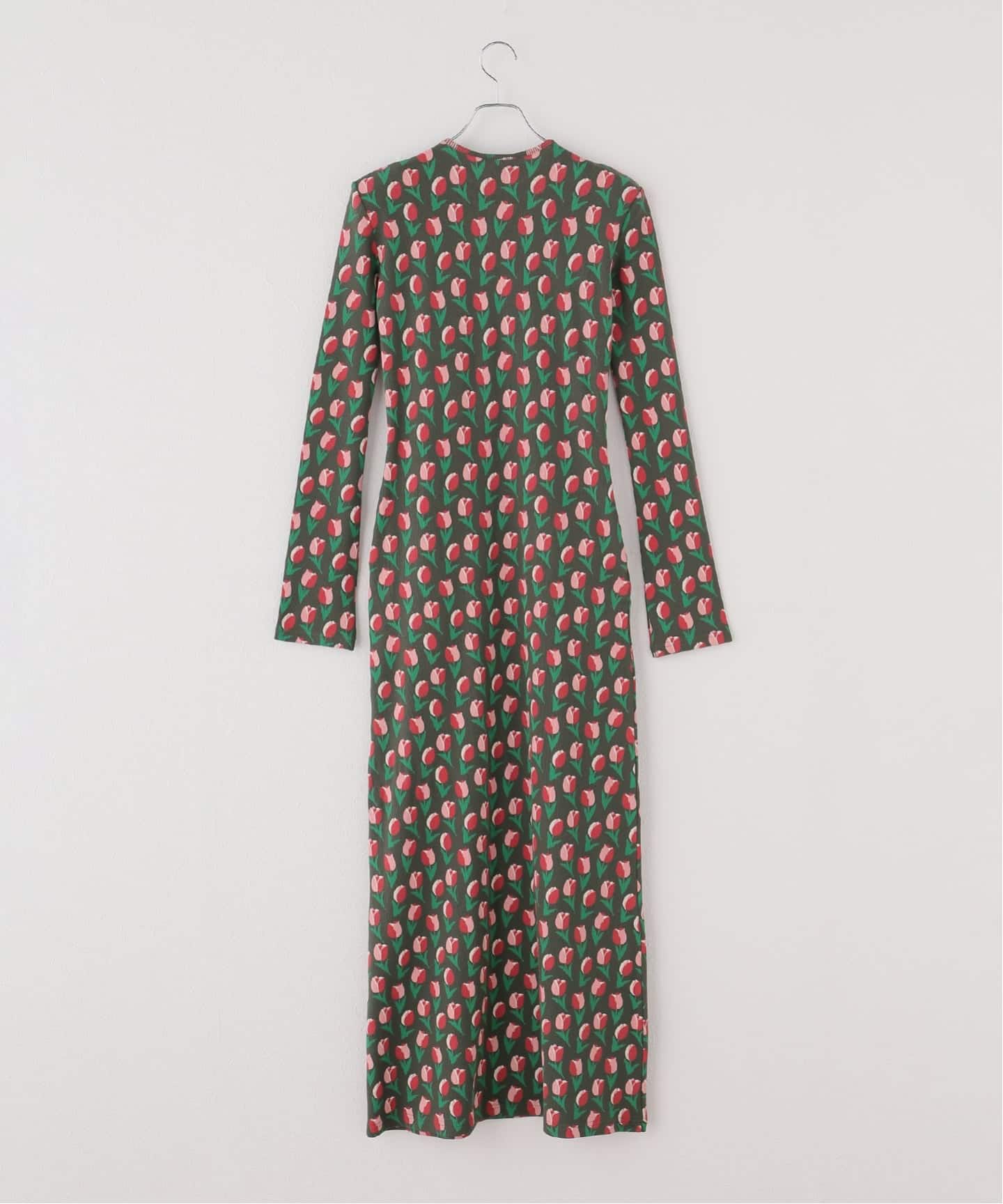 WEB限定》HOLIDAY/ホリデイ SUPER RIB PADDED SHOULDER L/S DRESS