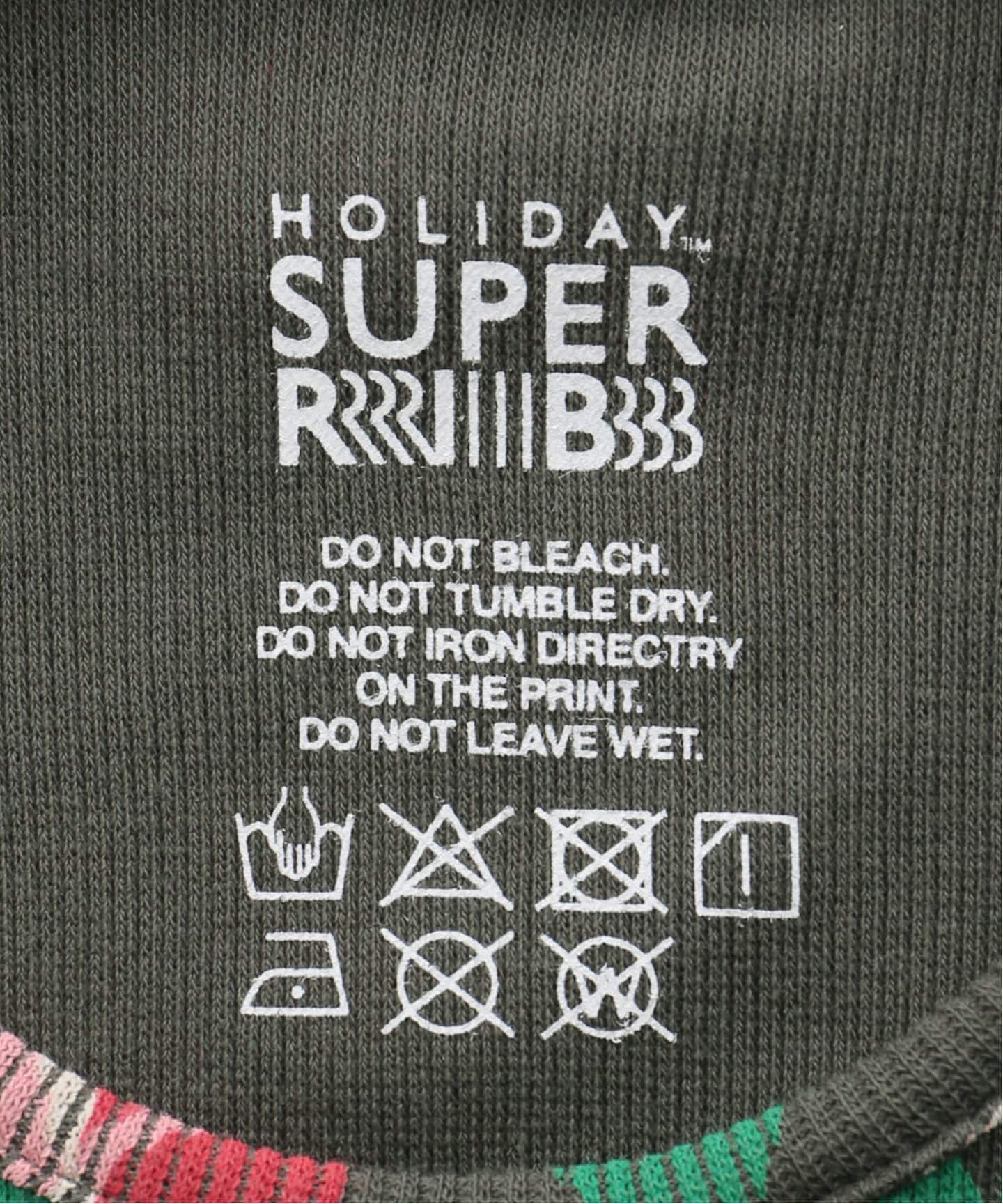 WEB限定》HOLIDAY/ホリデイ SUPER RIB PADDED SHOULDER L/S DRESS