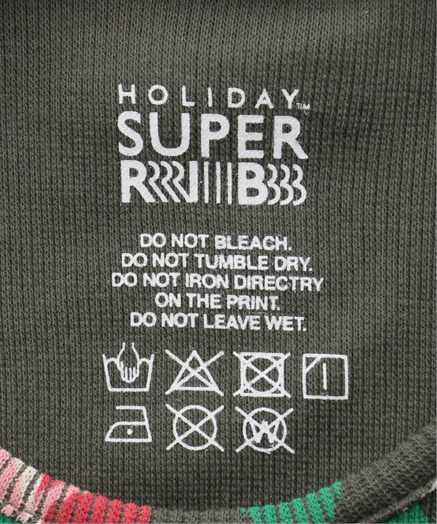WEB限定》HOLIDAY/ホリデイ SUPER RIB PADDED SHOULDER L/S DRESS 