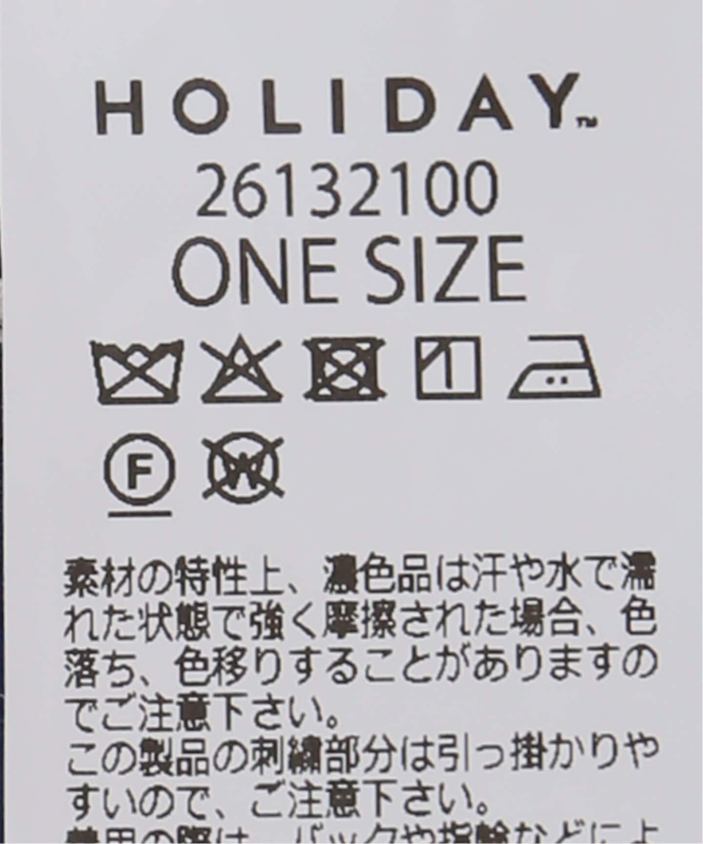 一部店舗+WEB限定》HOLIDAY/ホリデイ 別注FLOWER EMBROIDERY NIGHT