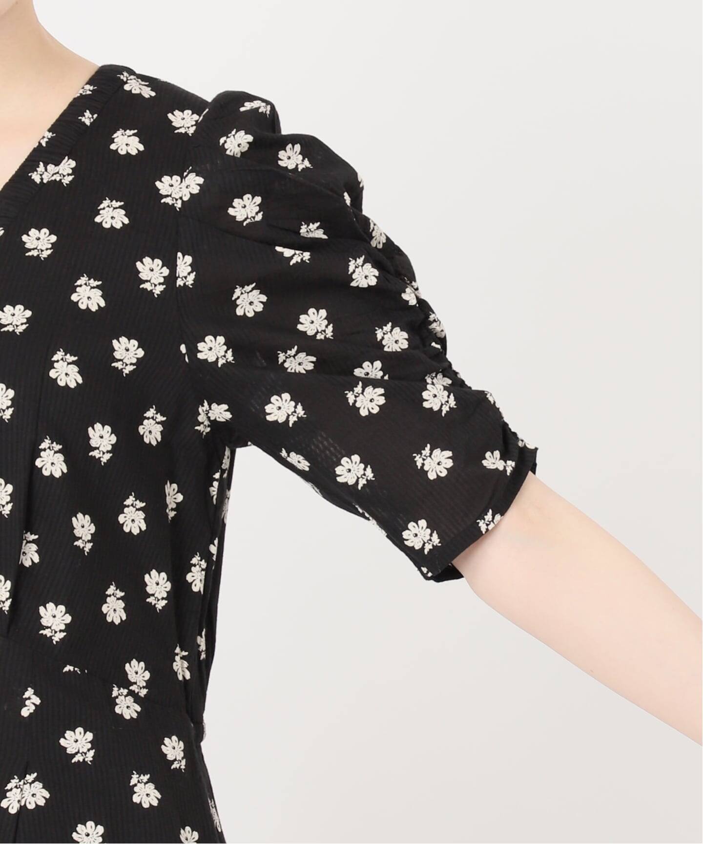 別注 / WEB限定追加予約》ne Quittez pas Cotton Dobby Stripe Flower