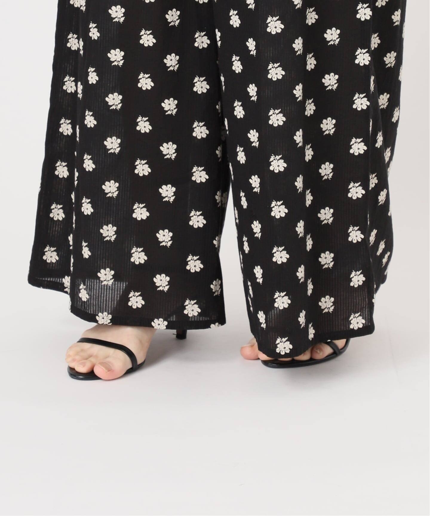 別注 / WEB限定追加予約》ne Quittez pas Cotton Dobby Stripe Flower