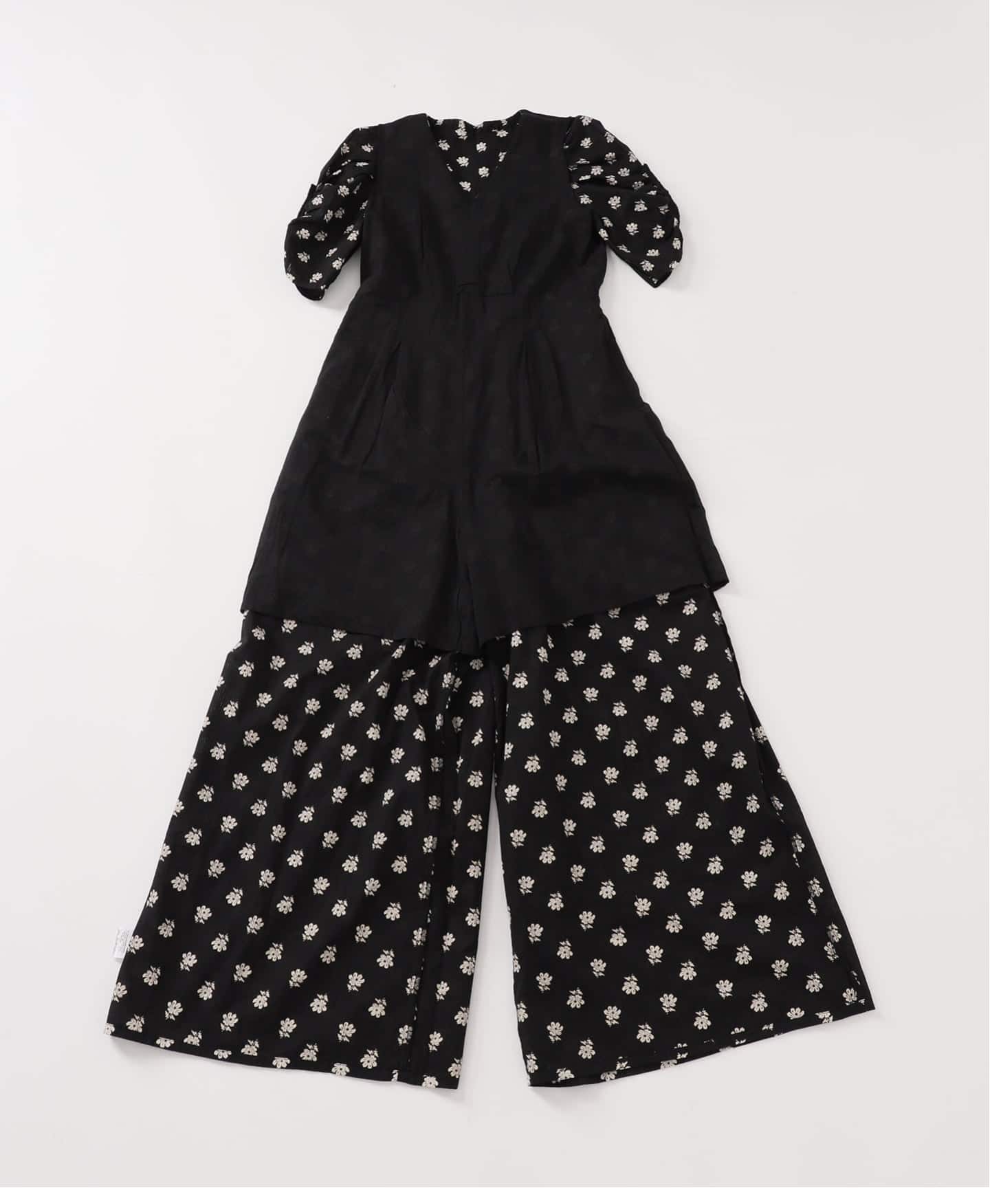 別注 / WEB限定追加予約》ne Quittez pas Cotton Dobby Stripe Flower