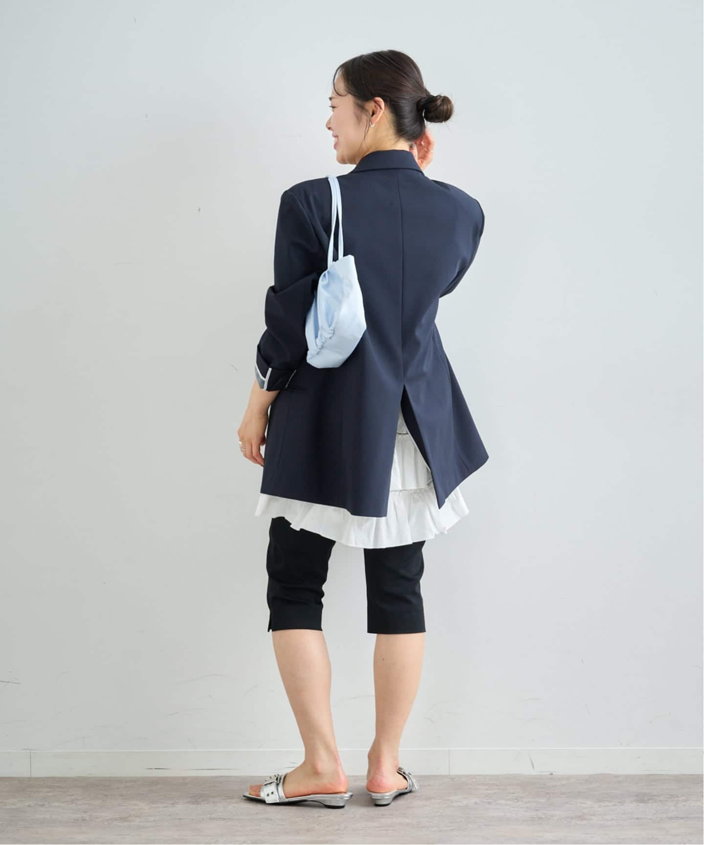 予約》ギャザーボリュームミニワンピース（ワンピース）｜U by