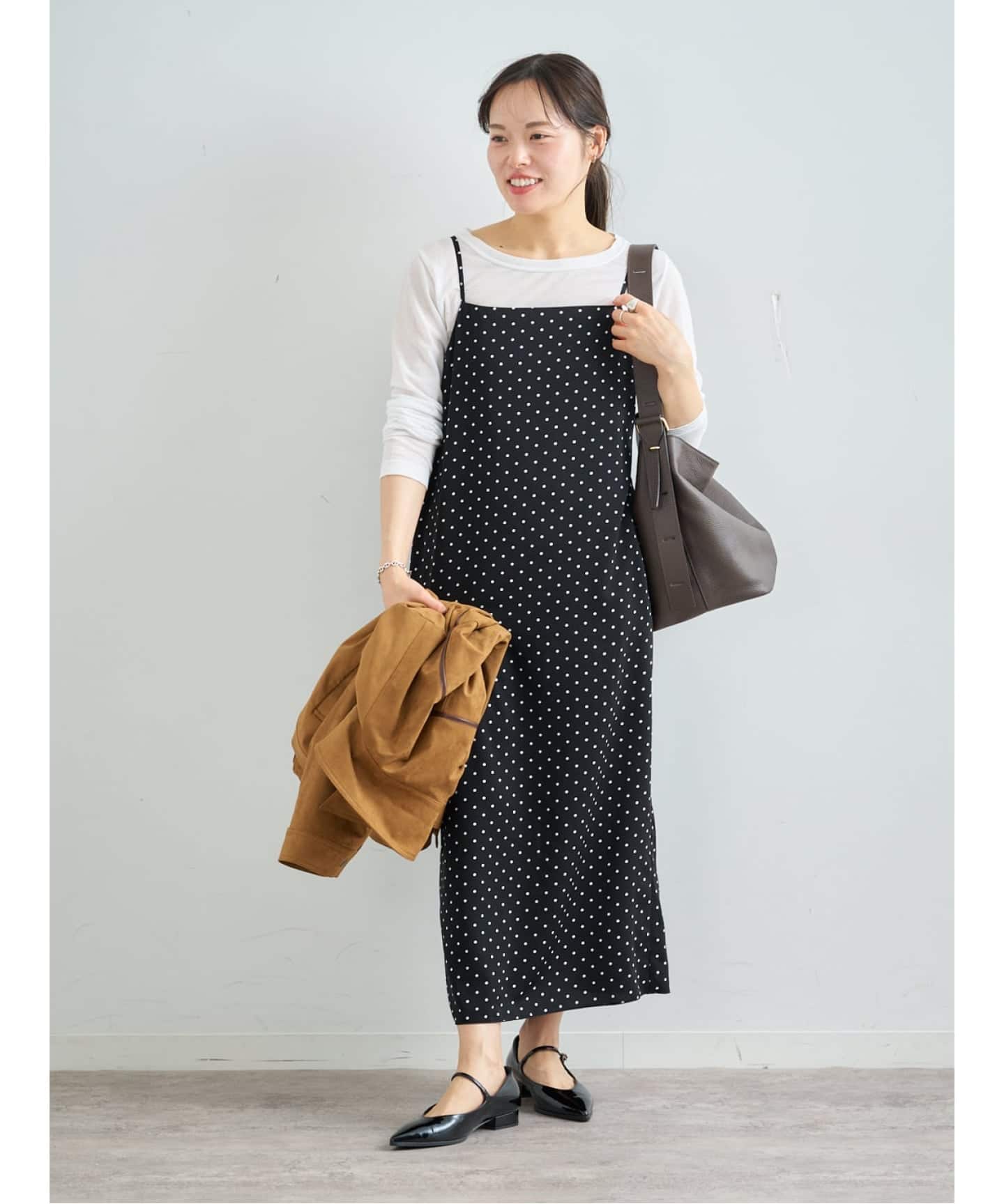 ドットプリントキャミワンピ（ワンピース）｜U by SPICK&SPAN（ユー