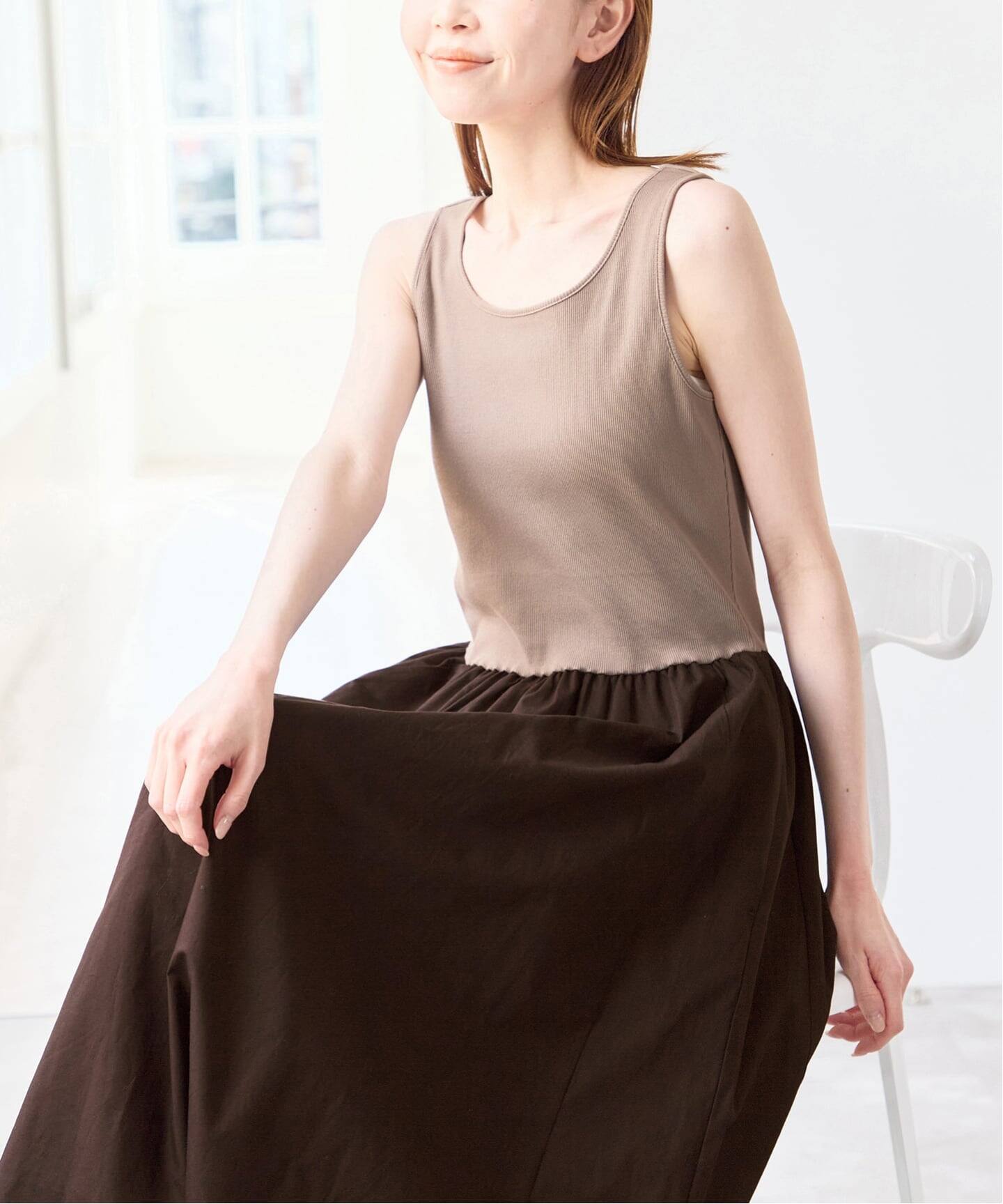 リブタンクドッキングワンピース（ワンピース）｜UBY Spick & Span