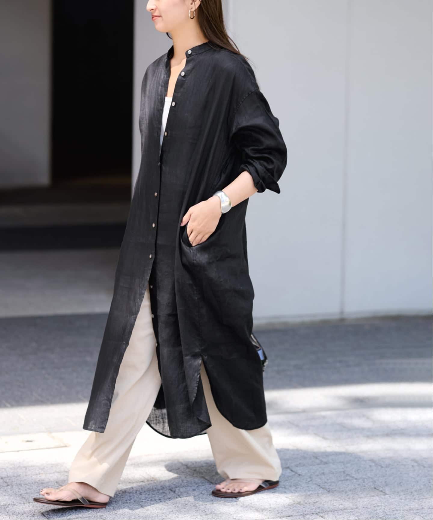 FRAMeWORK   FRENCH LINEN シャツワンピース ≪WEB限定 / 追加予約≫フレンチリネンシャツワンピース 2（ワンピース