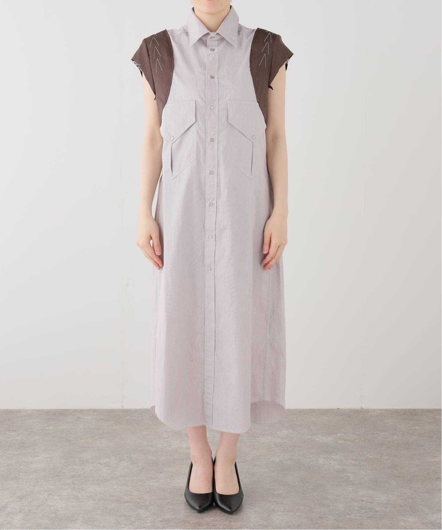 SONIA CARRASCO/ソニア カラスコ TAILORED SHOULDERS DRESS