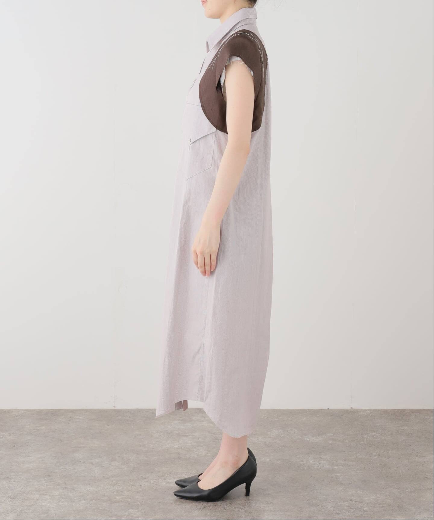 SONIACARRASCOソニアカラスコ SLEEVELESS TAILORED SONIA CARRASCO/ソニア カラスコ TAILORED SHOULDERS DRESS
