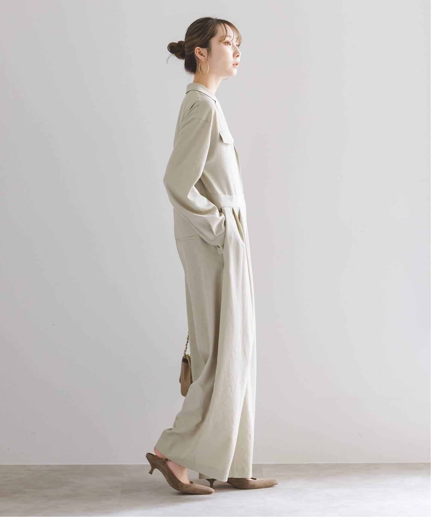 ミリタリーディテールオールインワン（つなぎ／オールインワン