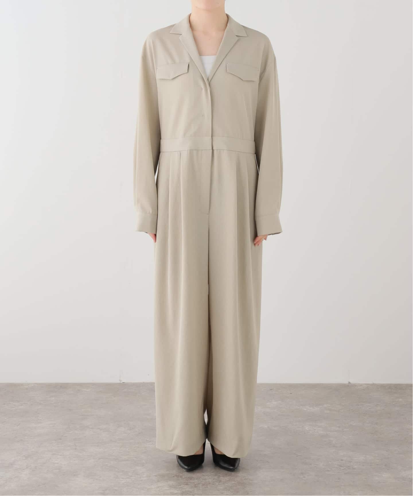 ミリタリーディテールオールインワン（つなぎ／オールインワン