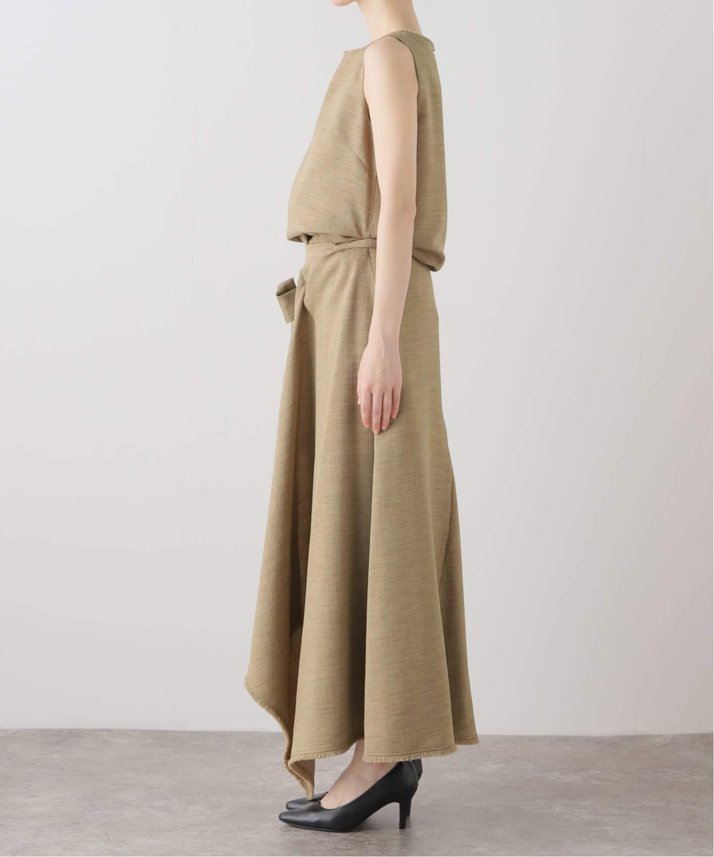 WEB限定追加予約》フリンジヘムレイヤードワンピース（ワンピース