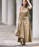 《WEB・有楽町店限定追加》【洗える】フリンジヘムレイヤードワンピース