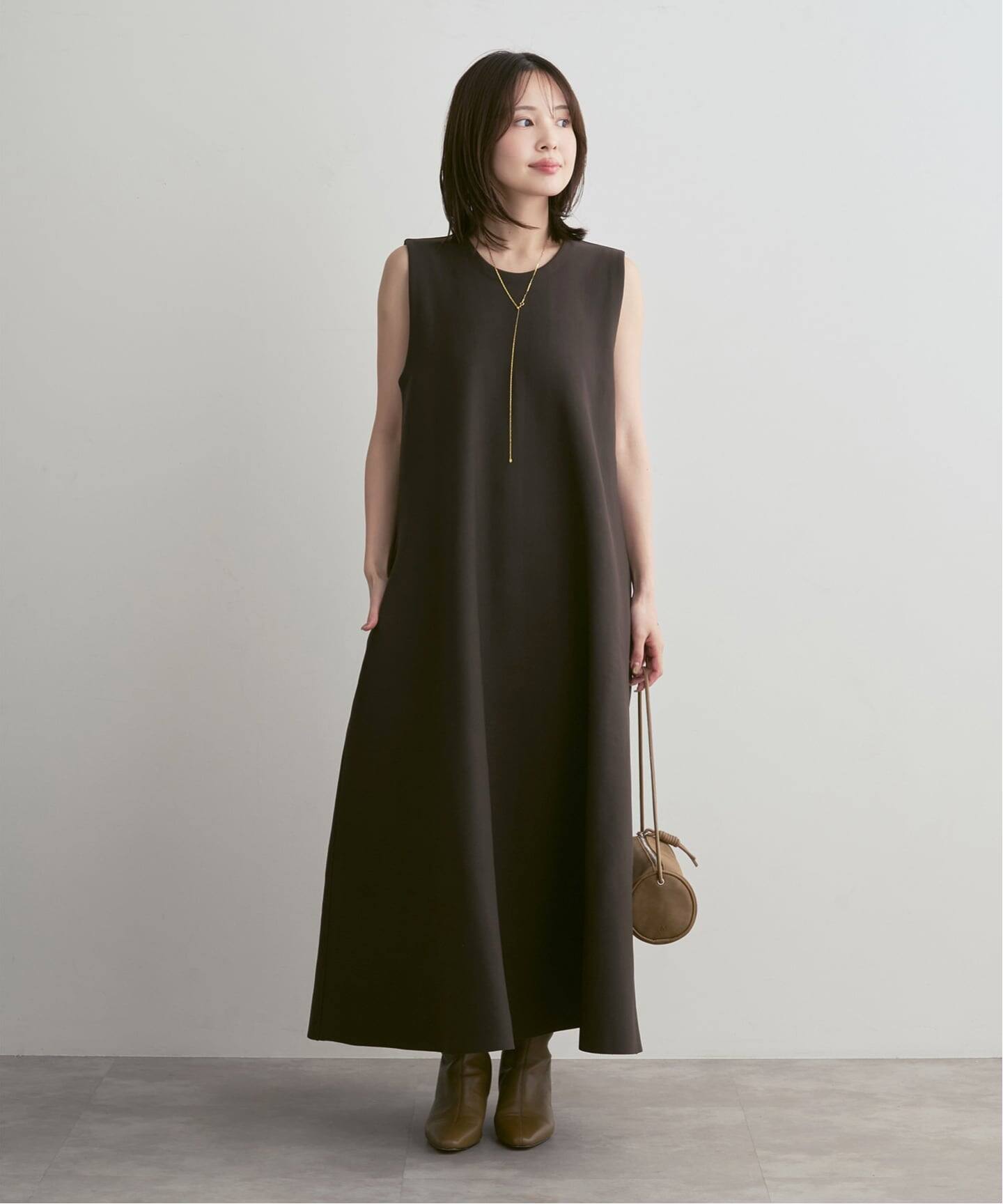 ADAWAS/アダワズ ECO-LIGHT-FLARED 2WAY DRESS（ワンピース）｜NOBLE