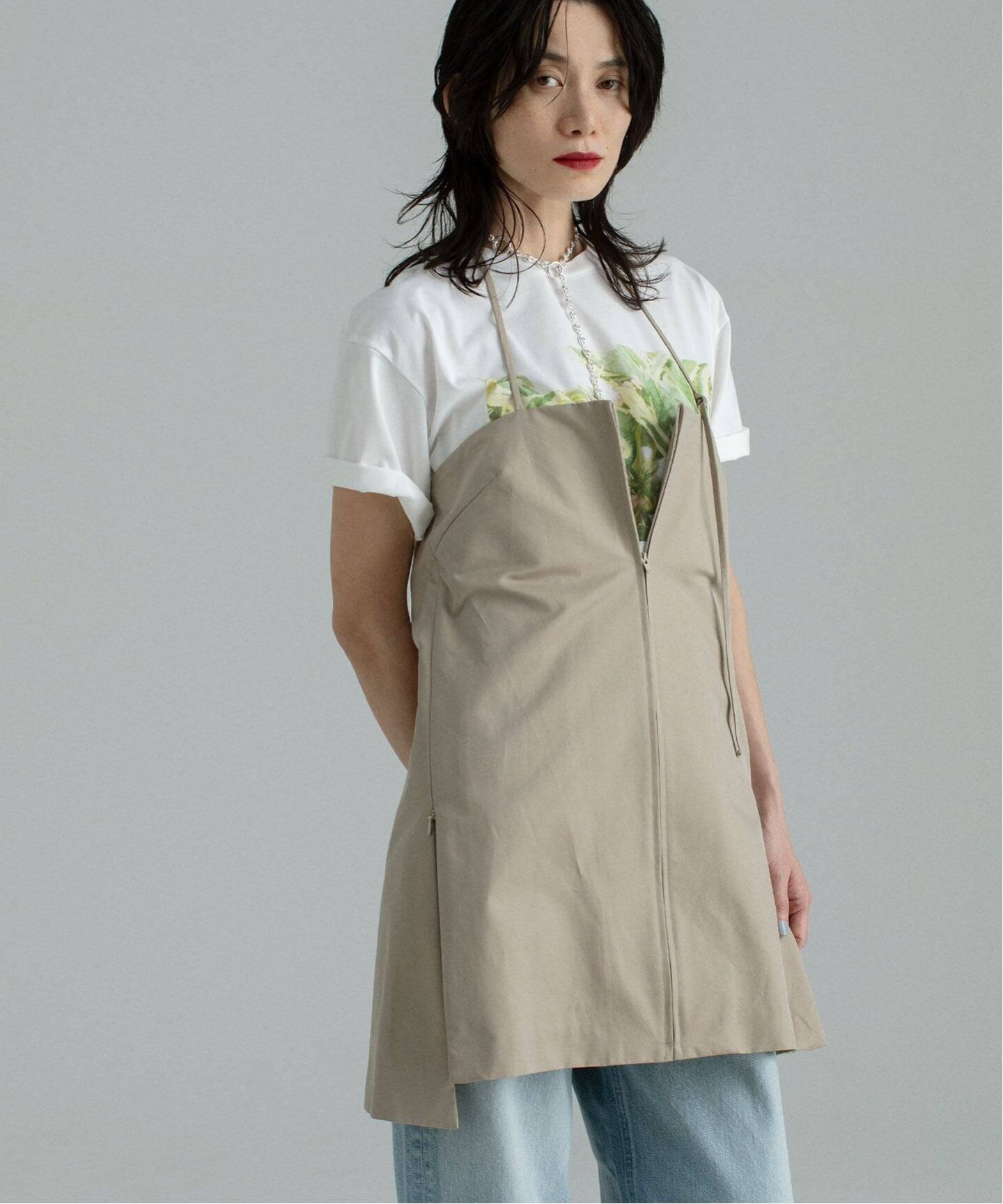 KAYLE/ケイル COTTON TWILL ZIPPED SHORT DRESS（ワンピース）｜NOBLE 