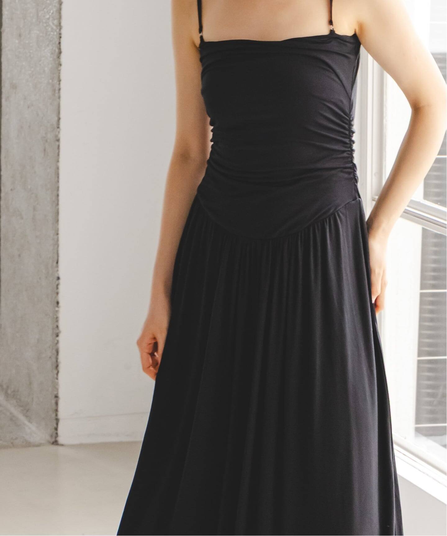 determ/デターム Collagen Multi Gathered Dress（ワンピース）｜NOBLE