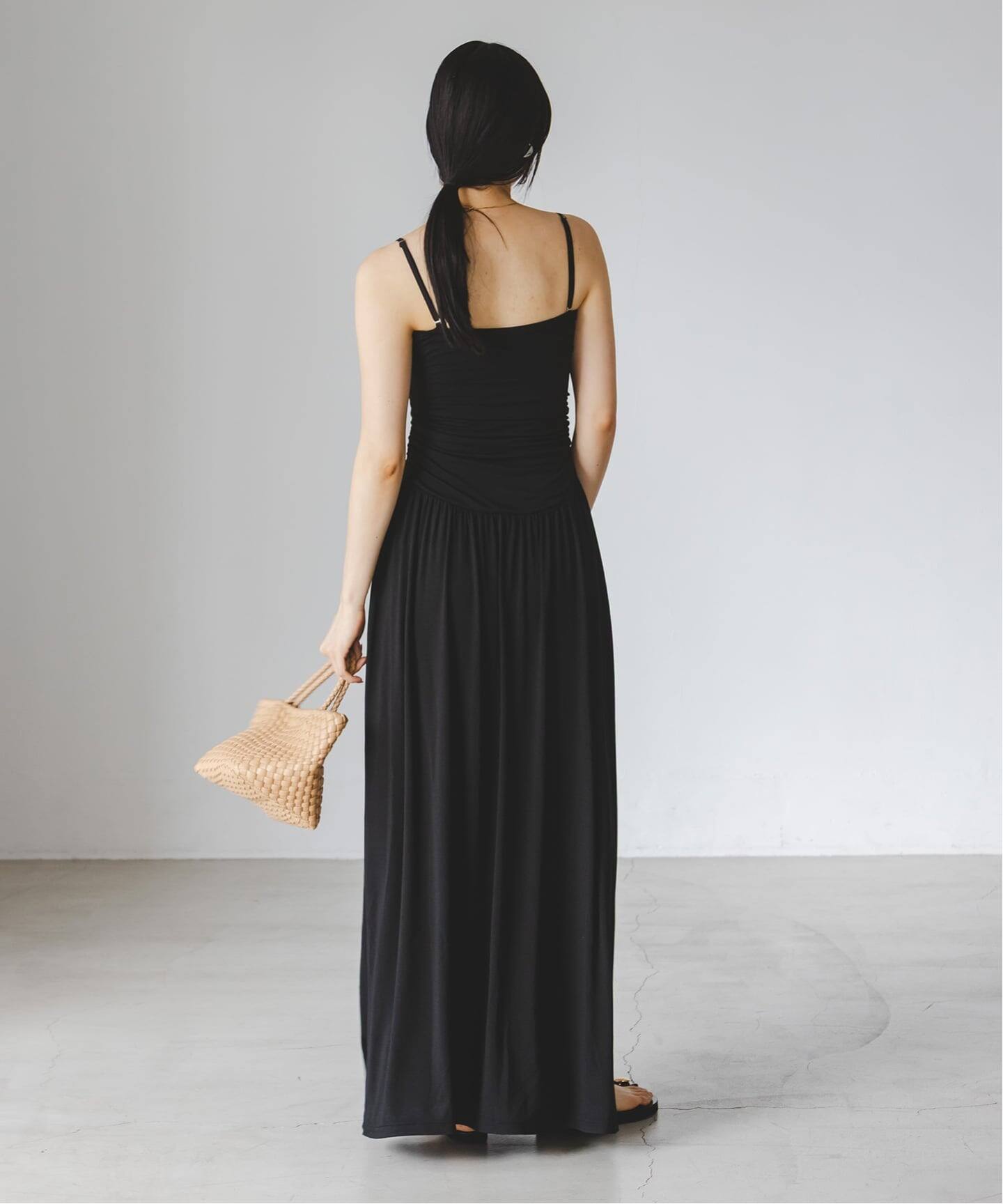 determ/デターム Collagen Multi Gathered Dress（ワンピース）｜NOBLE