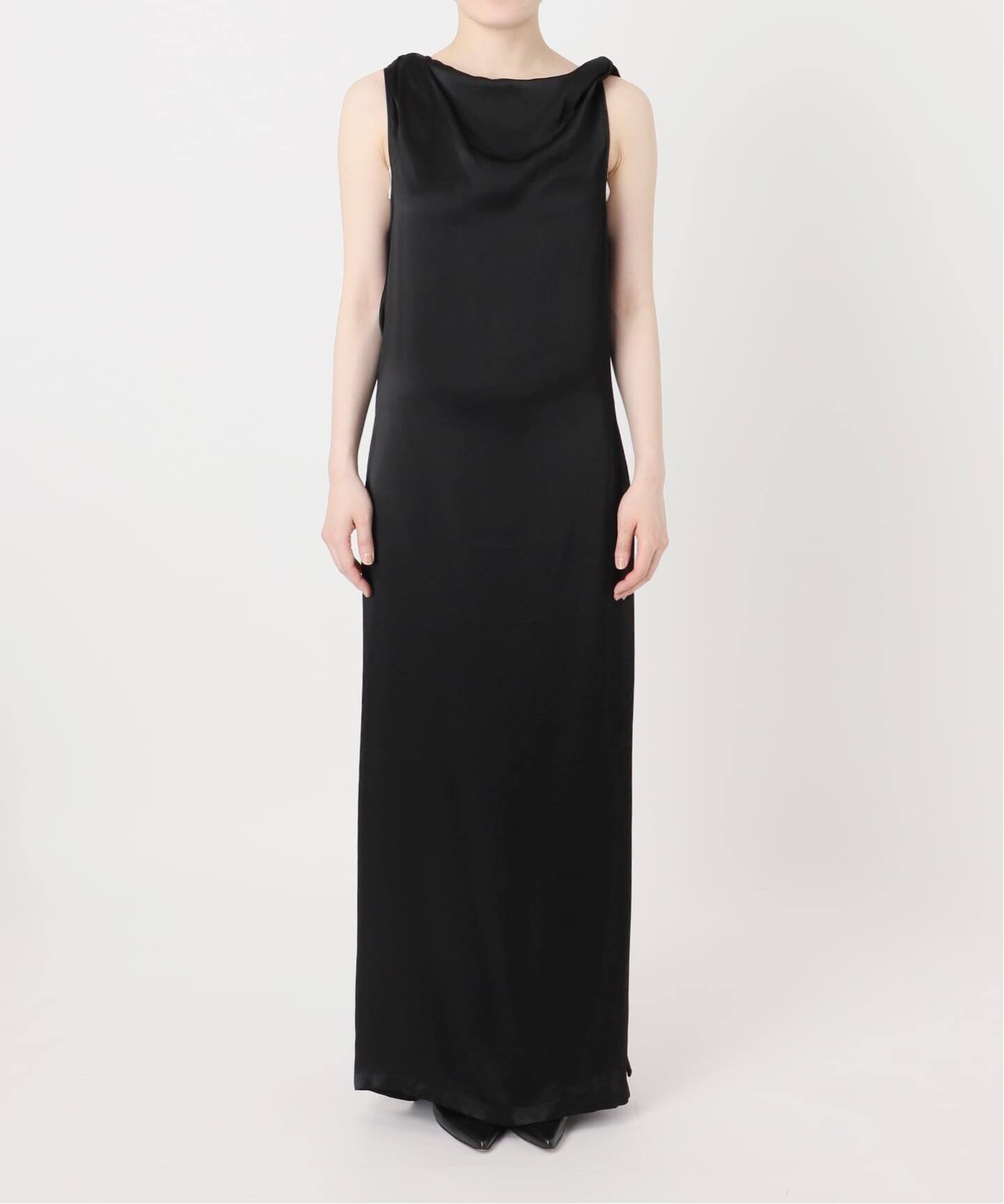 determ/デターム Collagen Satin Draped Dress（ワンピース）｜NOBLE