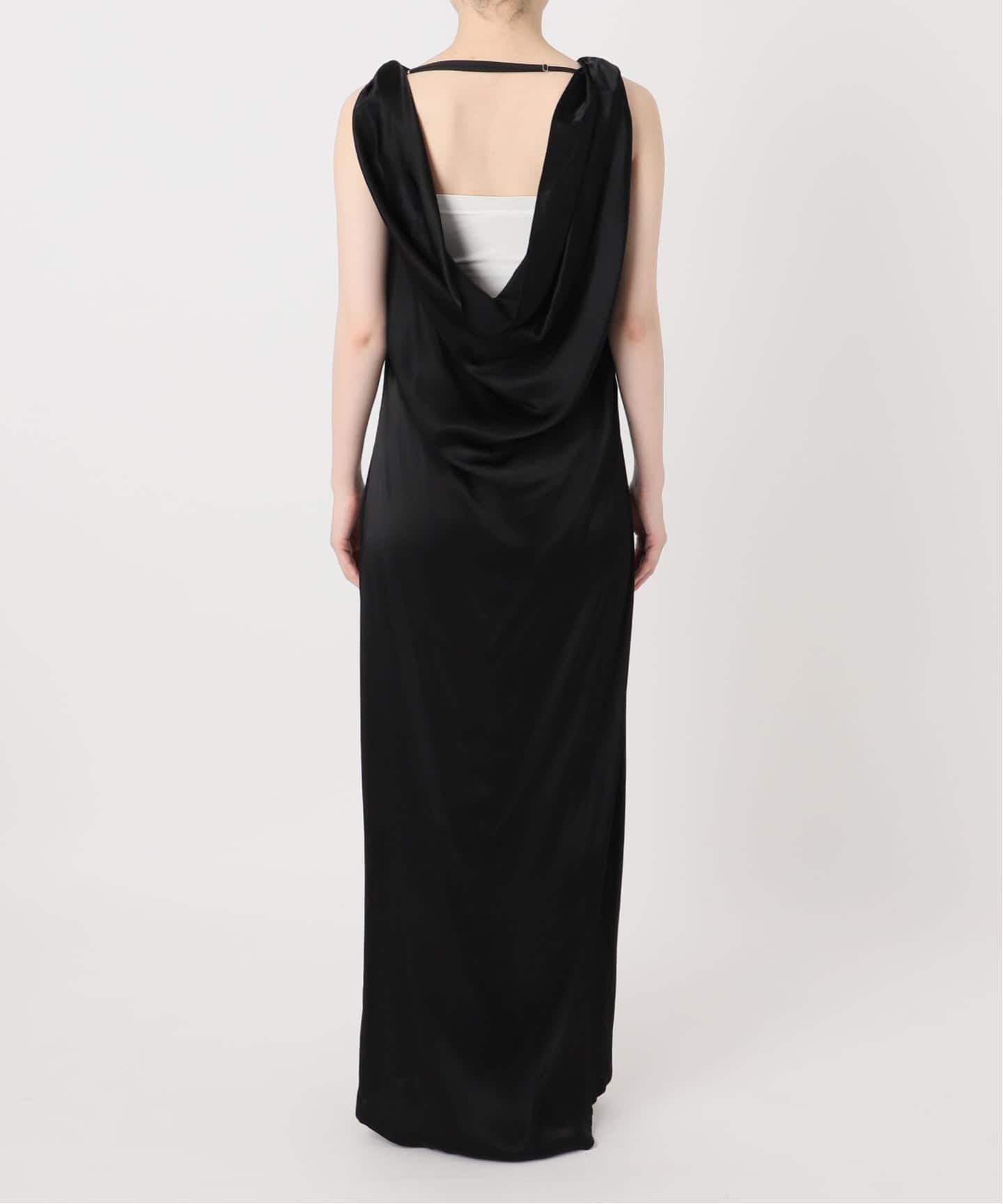 determ/デターム Collagen Satin Draped Dress（ワンピース）｜NOBLE