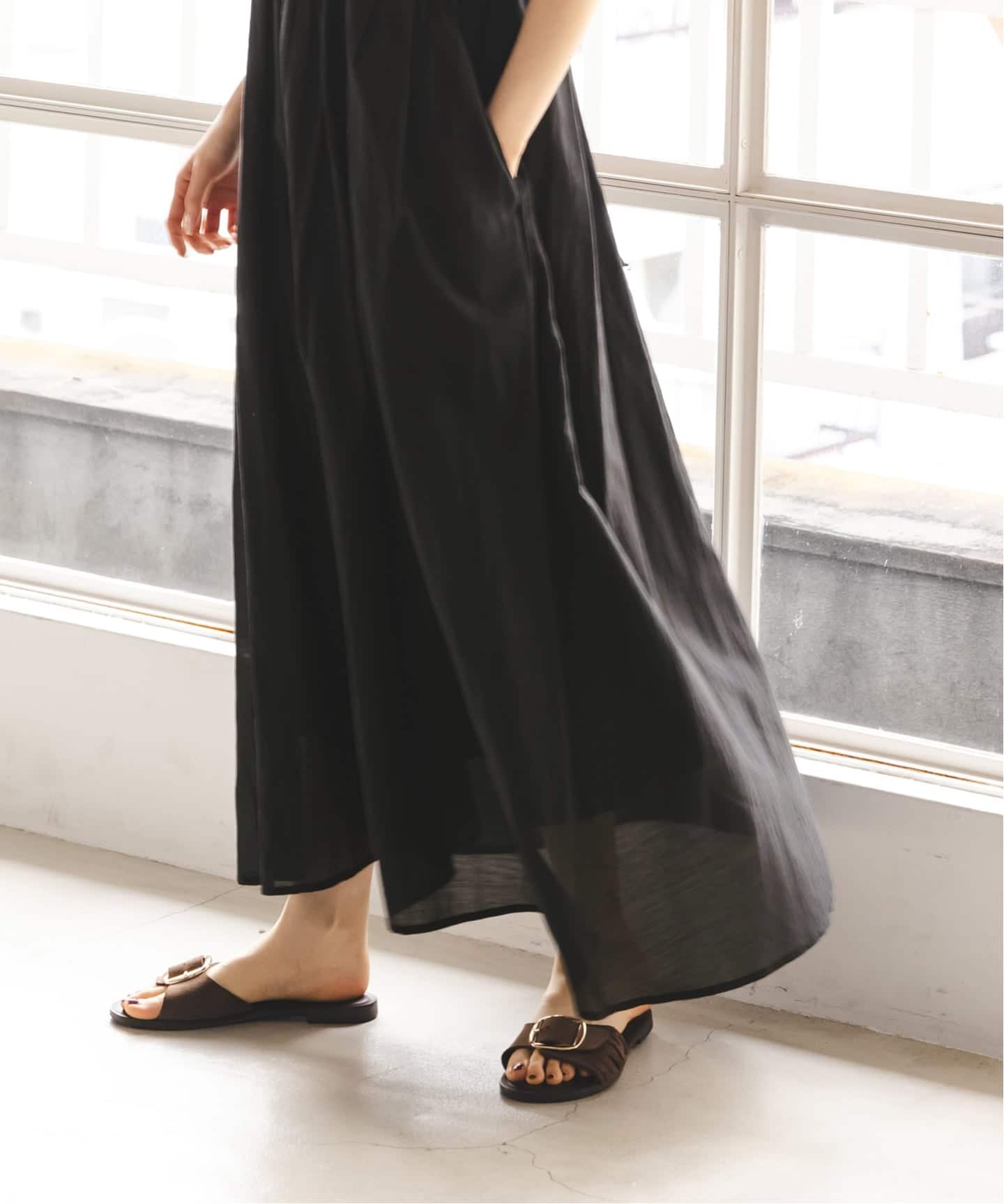 洗える】normment/ノーメント COTTON RAYON CAMI DRESS（ワンピース
