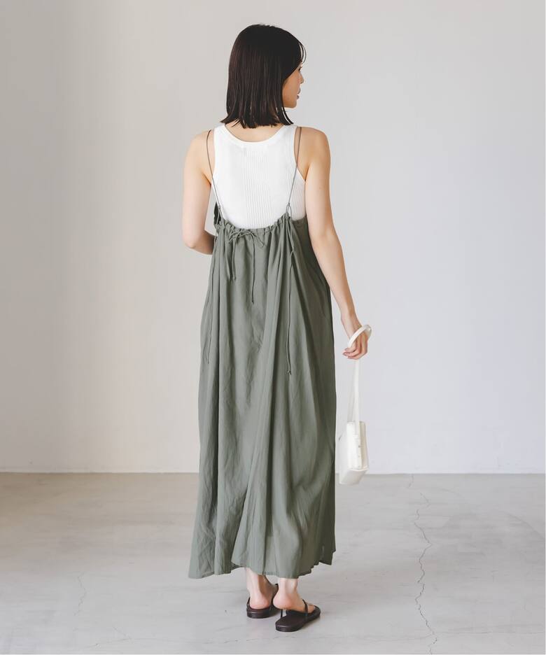 洗える】normment/ノーメント COTTON RAYON CAMI DRESS（ワンピース 