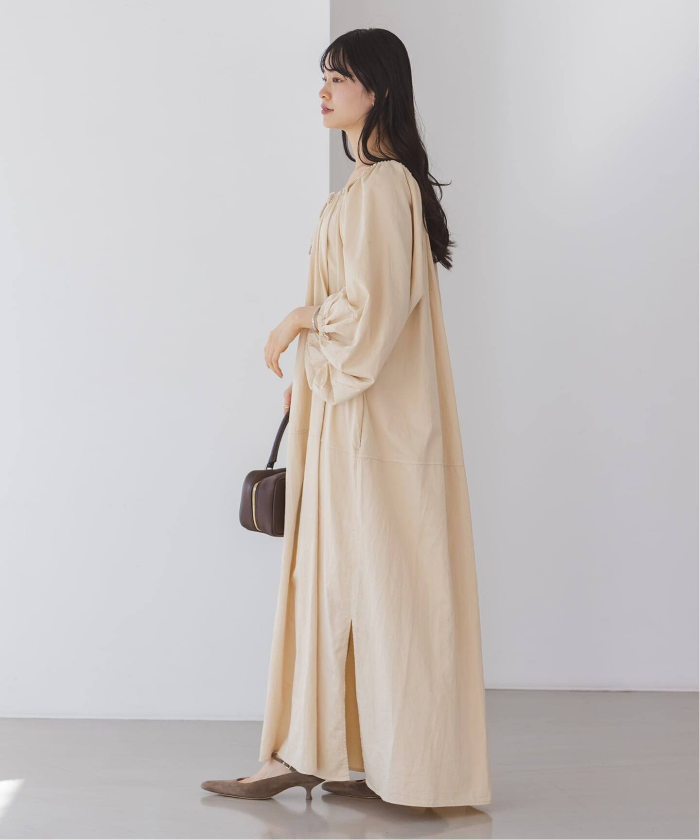 NOBLE別注》【洗える】venit/ヴェニット コットンシルクバルーン 