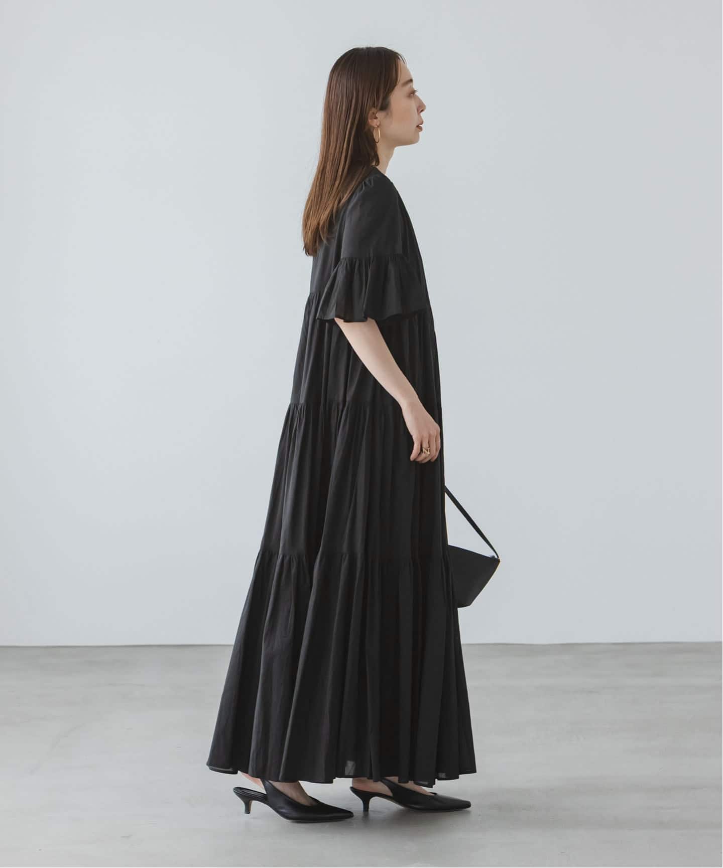 MARIHA nobleすずらんのドレス ロングワンピース 36 ブラック NOBLE限定カラー》MARIHA /マリハ 春のすずらんのドレス（ワンピース