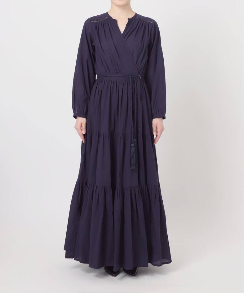 洗える】Velnica/ヴェルニカ カシュクールロングドレス（ワンピース 