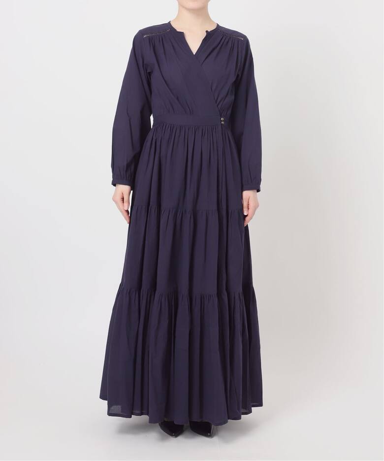 洗える】Velnica/ヴェルニカ カシュクールロングドレス（ワンピース 