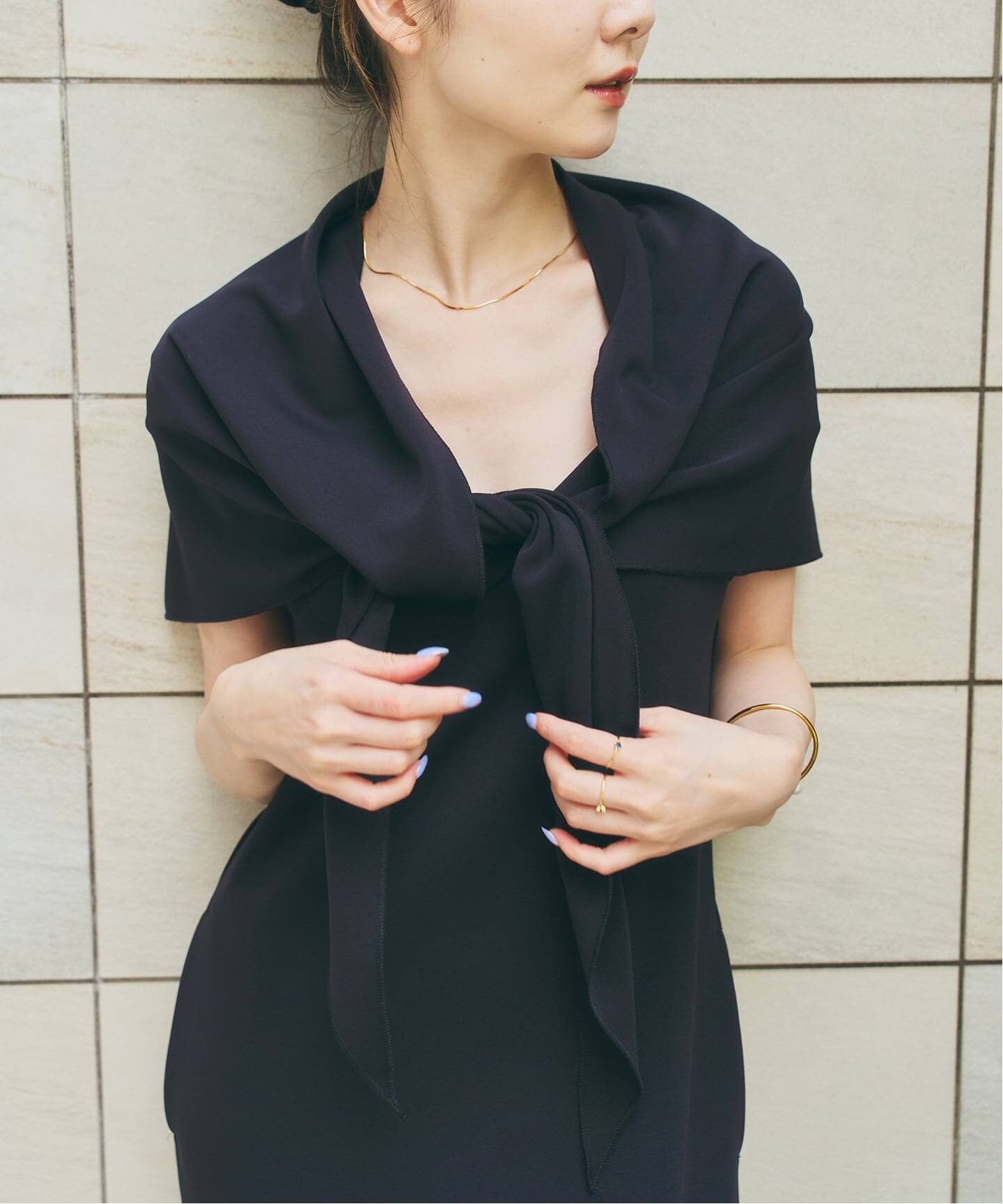WEB＆虎ノ門限定》【RITA×SELLICHI】スカーフ付きワンピース