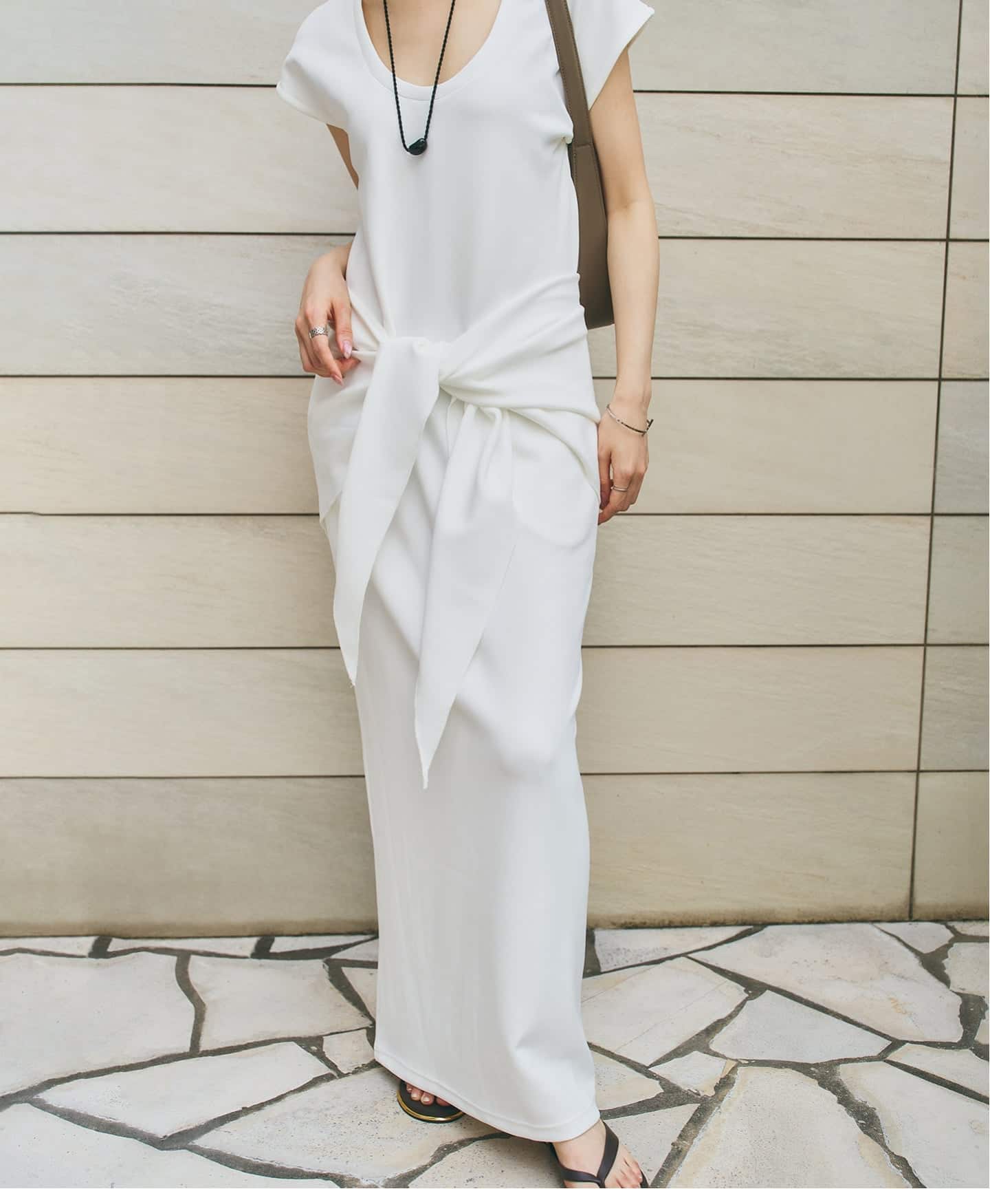 WEB＆虎ノ門限定》【RITA×SELLICHI】スカーフ付きワンピース