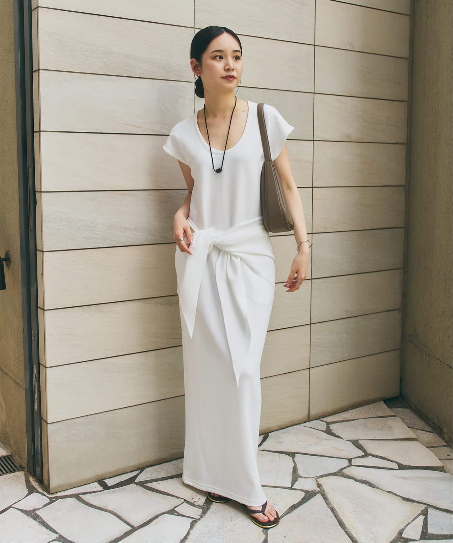 予約・WEB＆虎ノ門限定》【RITA×SELLICHI】スカーフ付きワンピース