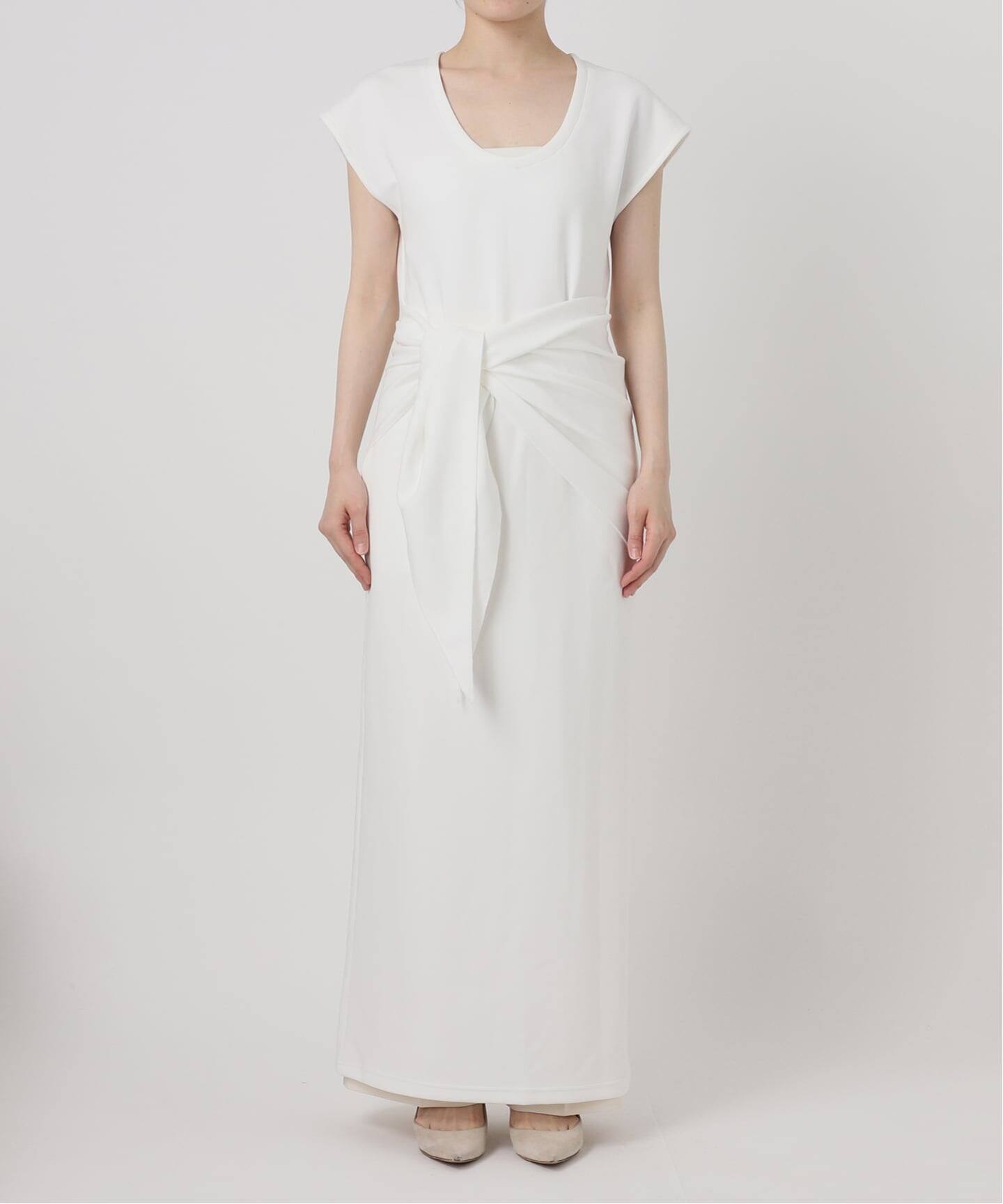 WEB＆虎ノ門限定》【RITA×SELLICHI】スカーフ付きワンピース