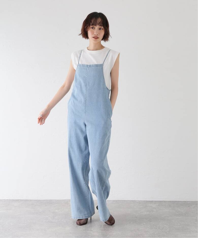 BASERANGE/ベースレンジ】YUMI JUMPSUIT ジャンプスーツ（ワンピース 