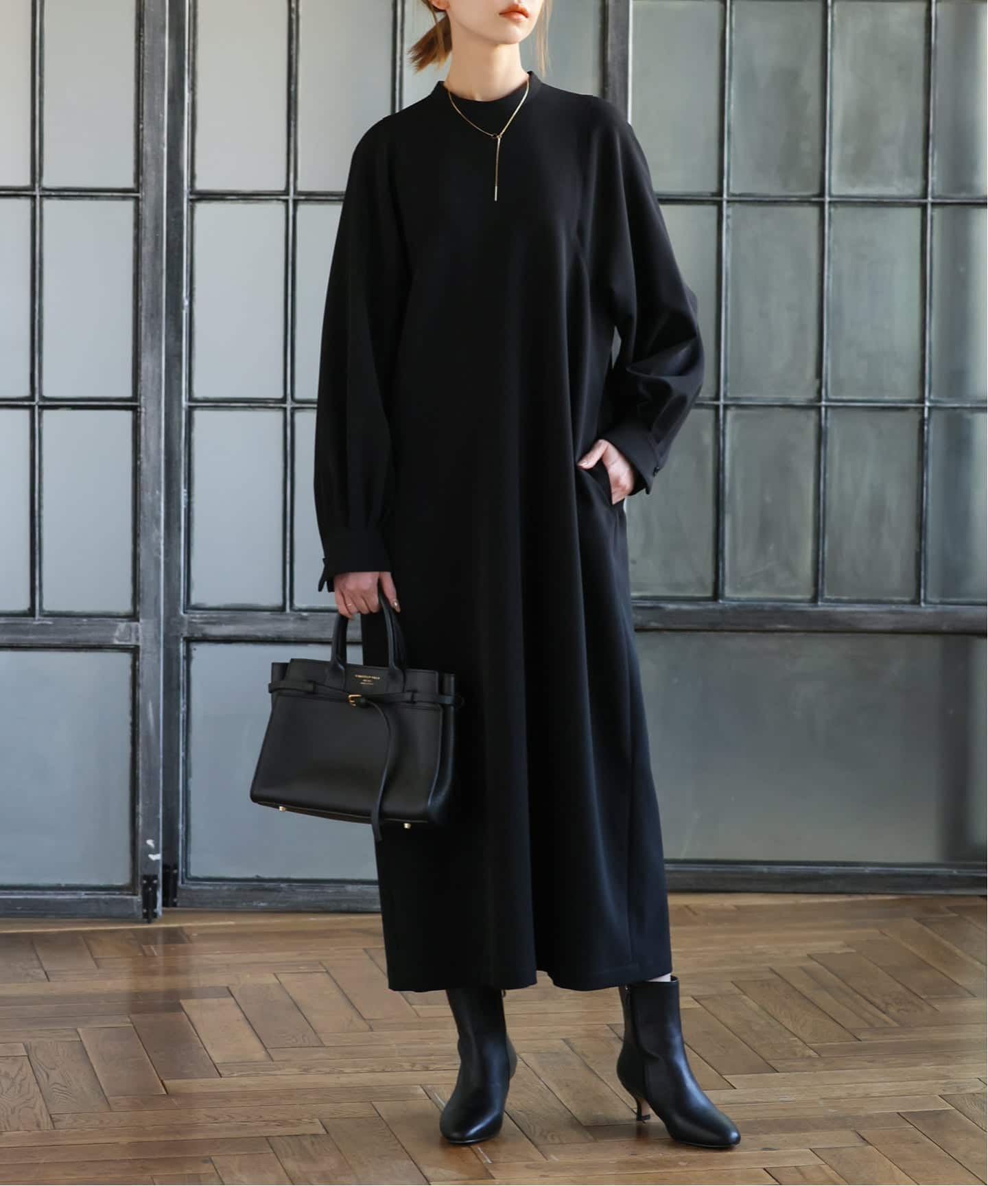 WEB限定追加予約》ダブルクロスロングワンピース（ワンピース