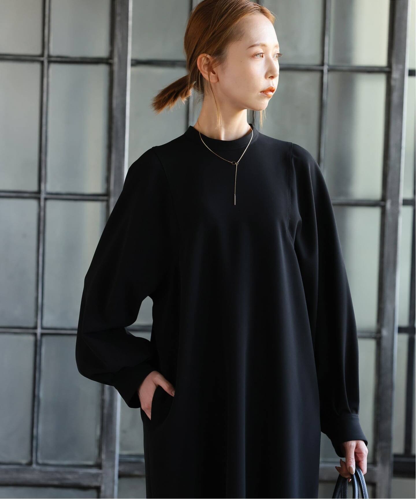 WEB限定追加予約》ダブルクロスロングワンピース（ワンピース