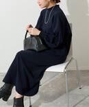 《WEB限定追加》ダブルクロスロングワンピース