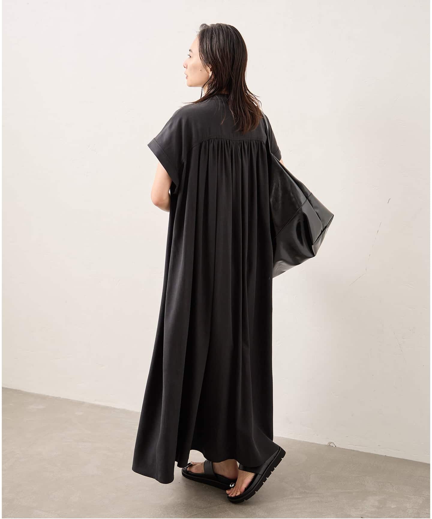 麻混ギャザーワンピース（ワンピース）｜JOURNAL STANDARD（ジャーナル