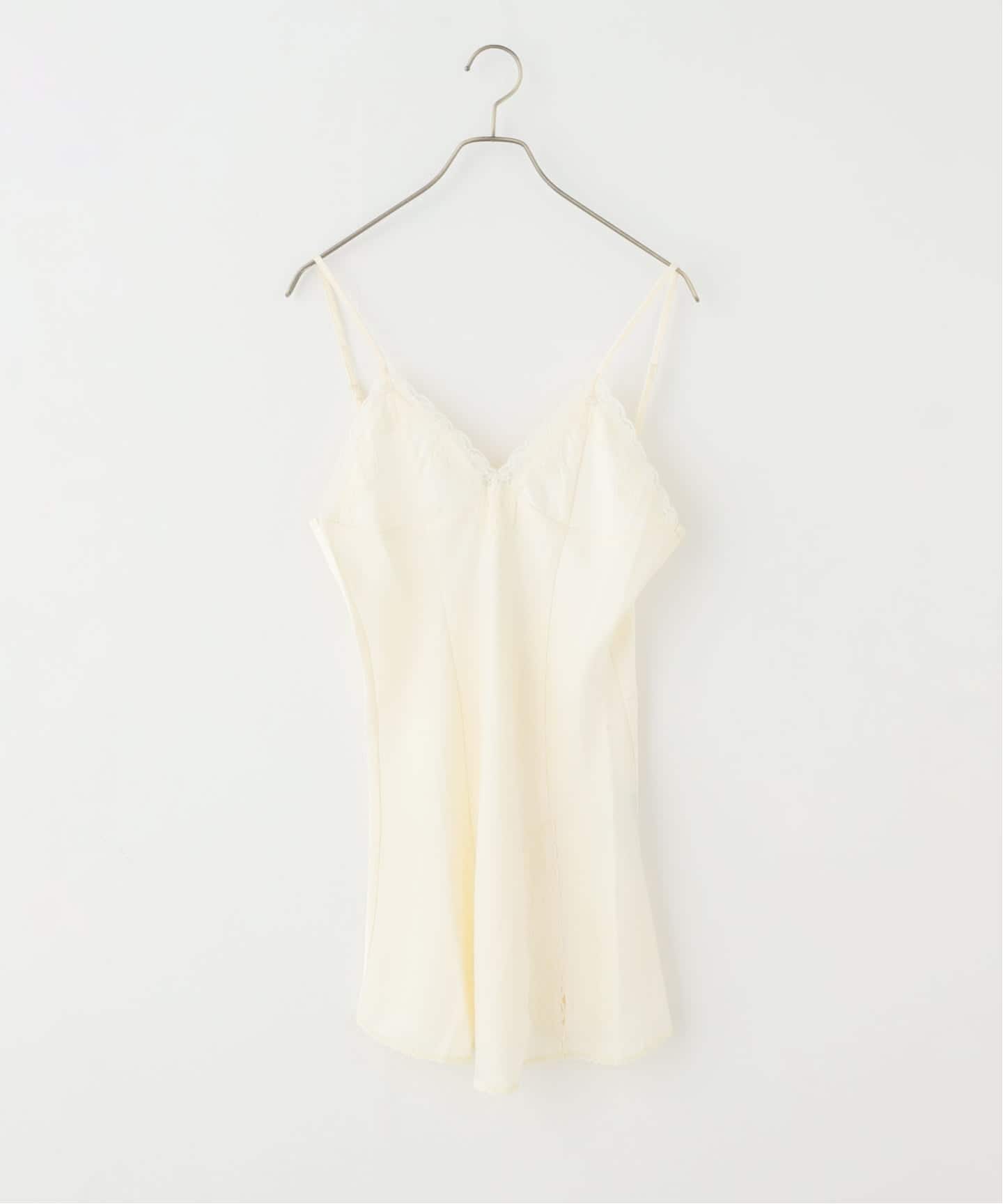 ワンピース GREEN BUTTER SILKY LACE SLIP MINI DRESS GREEN BUTTER/グリーンバター】 SILKY LACE SLIP MINI DRESS