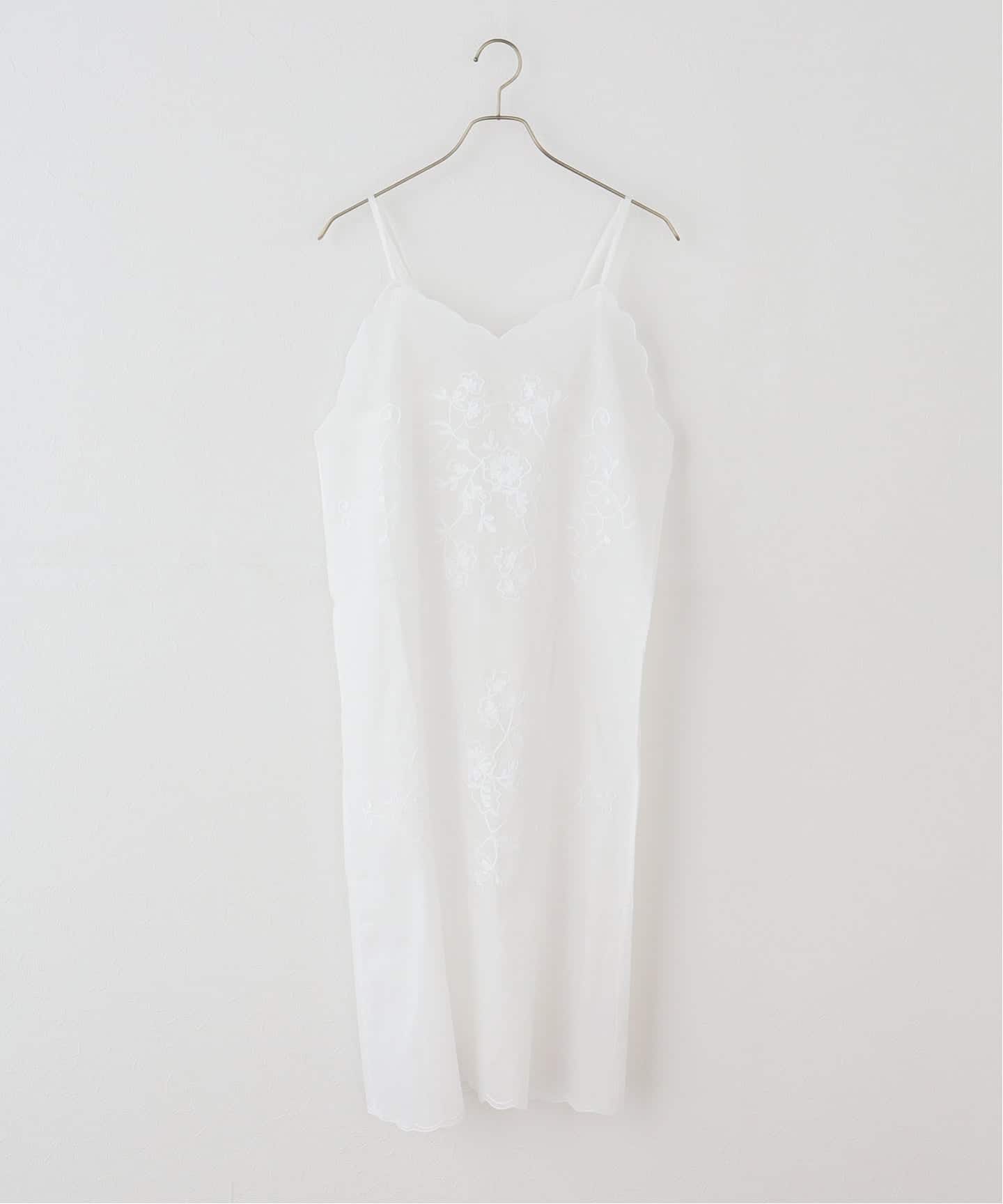 SARA MALLIKA/サラマリカ】Organza Arai Embroidery Cami Dress